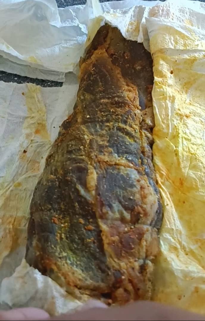 resultado saliendo de la nevera 
